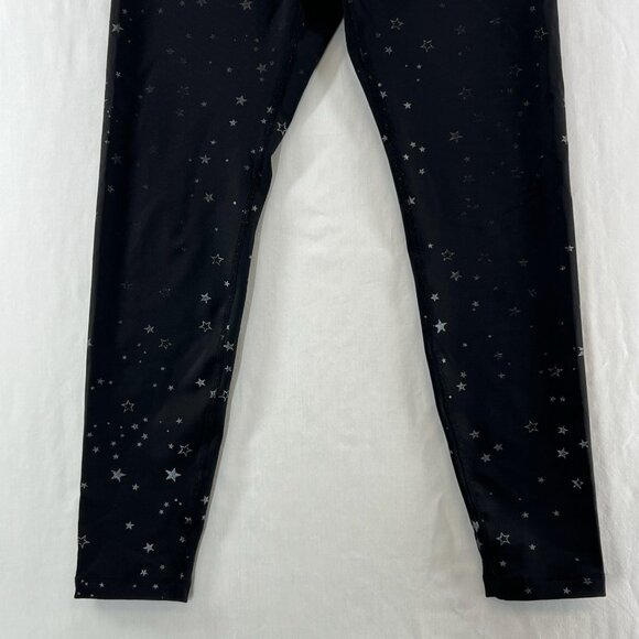 Beyond Yoga Tossed Star High Waist Crop Leggings Size S Iridescent Sparkle Black - Picture 9 of 12